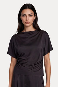 Black Tie Affair Cinched Top - Noir