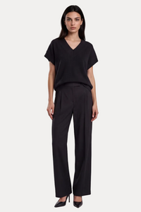 Lux Knit Oversize Vest - Noir