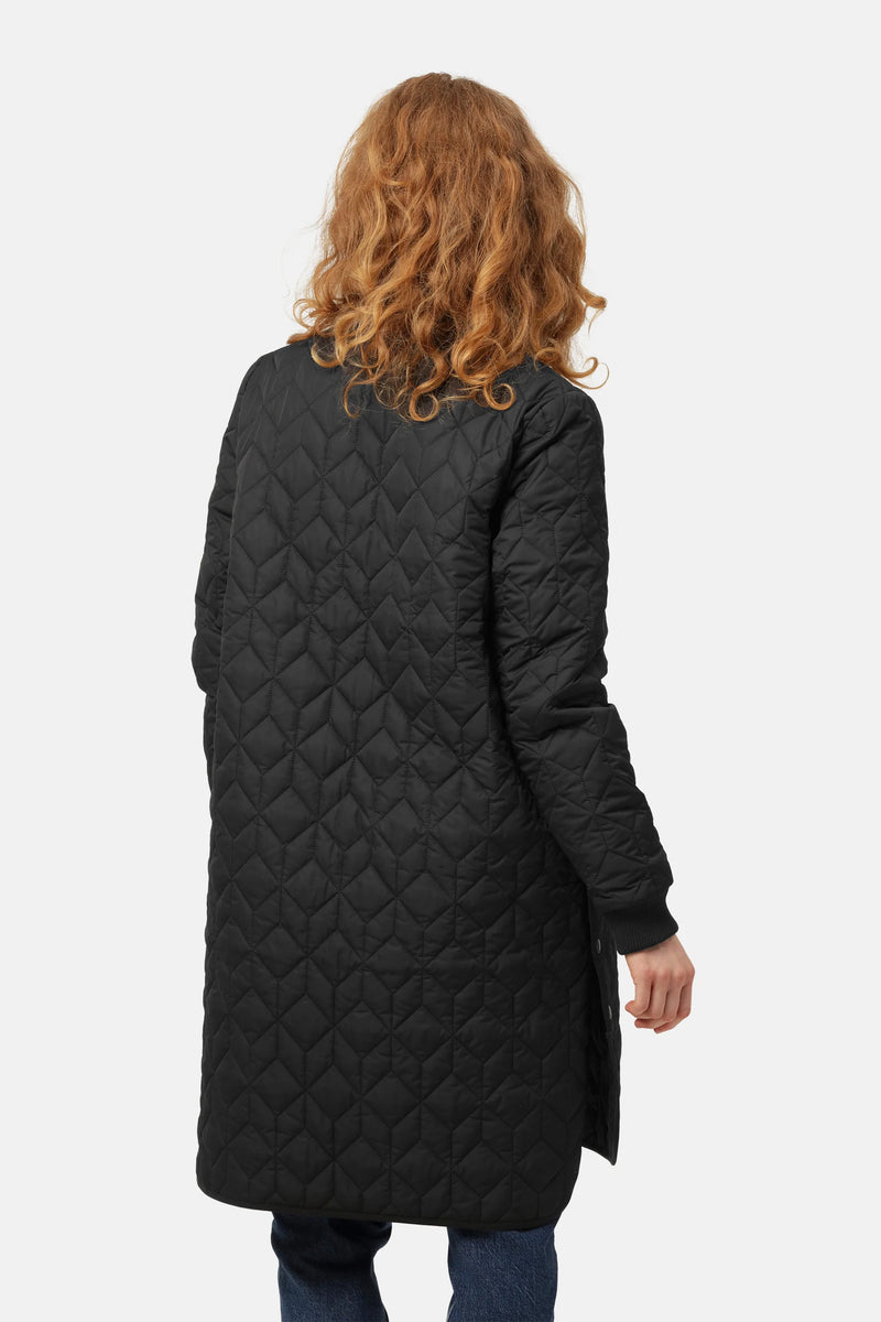 Ilse Jacobsen Padded Quilt Coat Black 40