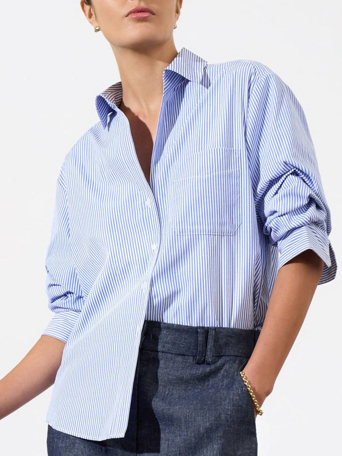 Pia Shirt - Blue Stripe
