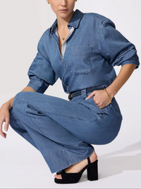Pia Denim Shirt - Atlantic Wash