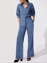 Pia Denim Shirt - Atlantic Wash