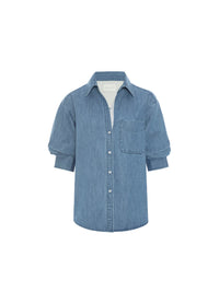 Pia Denim Shirt - Atlantic Wash