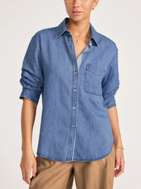 Pia Denim Shirt - Atlantic Wash