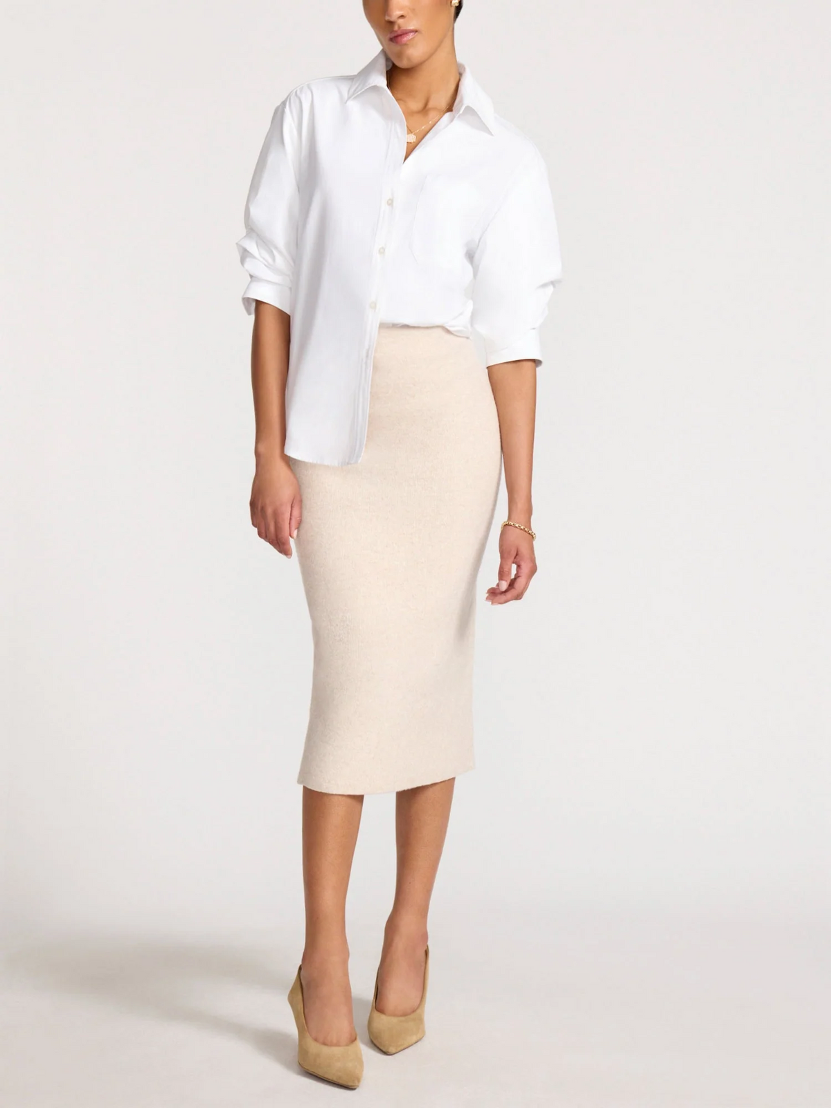 Pia Shirt - Salt White