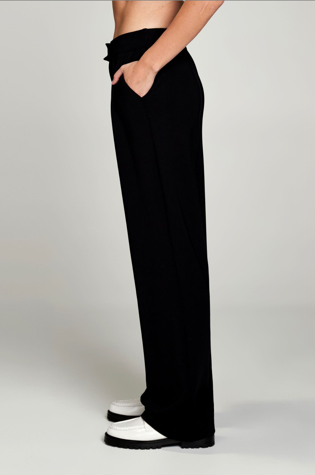 Pure Propper Pleated Trouser - Black