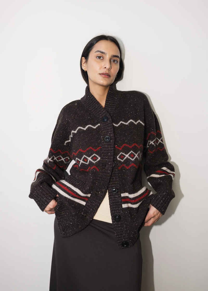 Adrien Cardigan - Chocolate Torte Combo