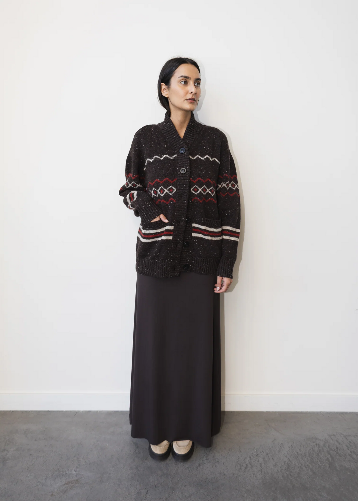 Adrien Cardigan - Chocolate Torte Combo