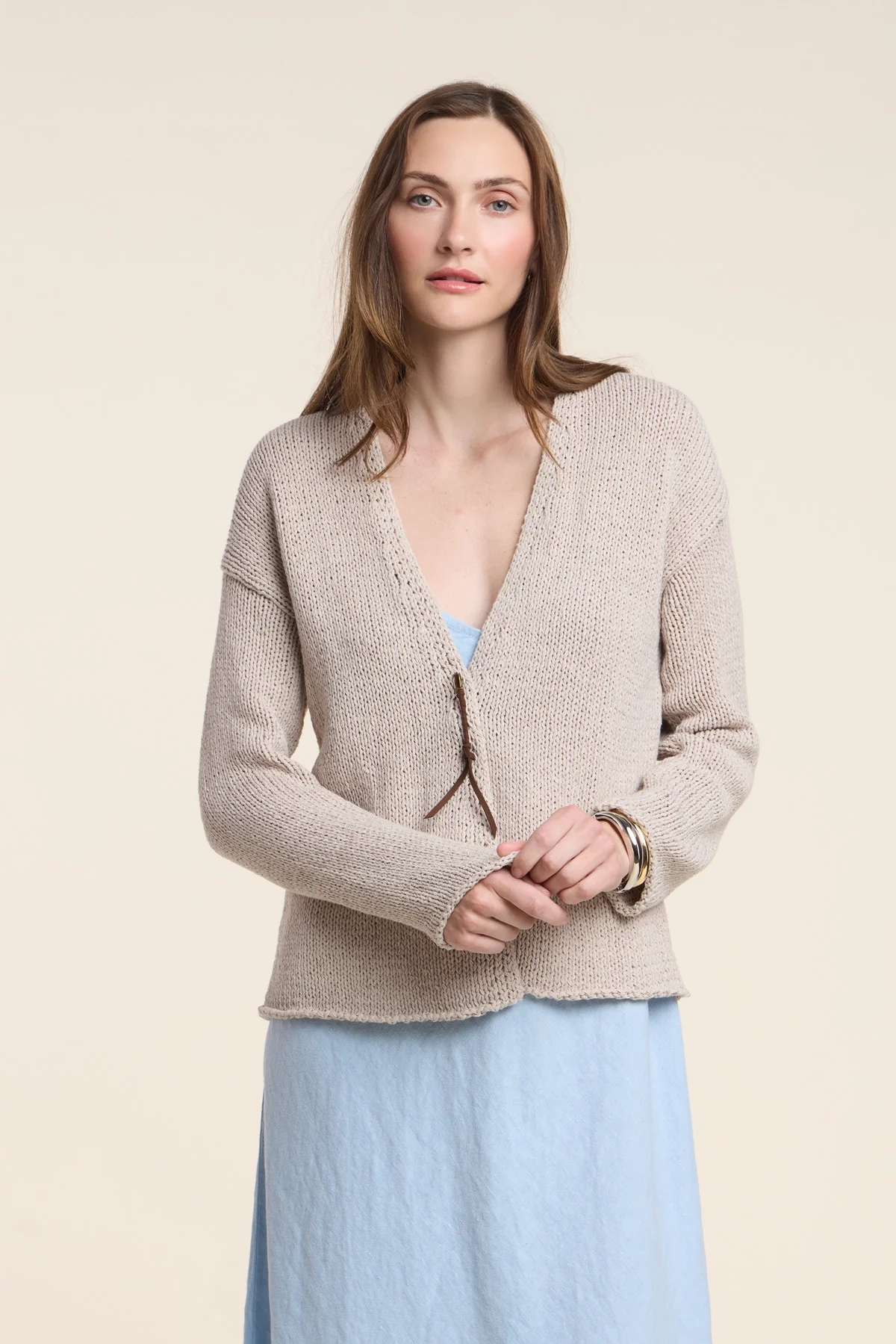 Quinnly Cardi - Stone