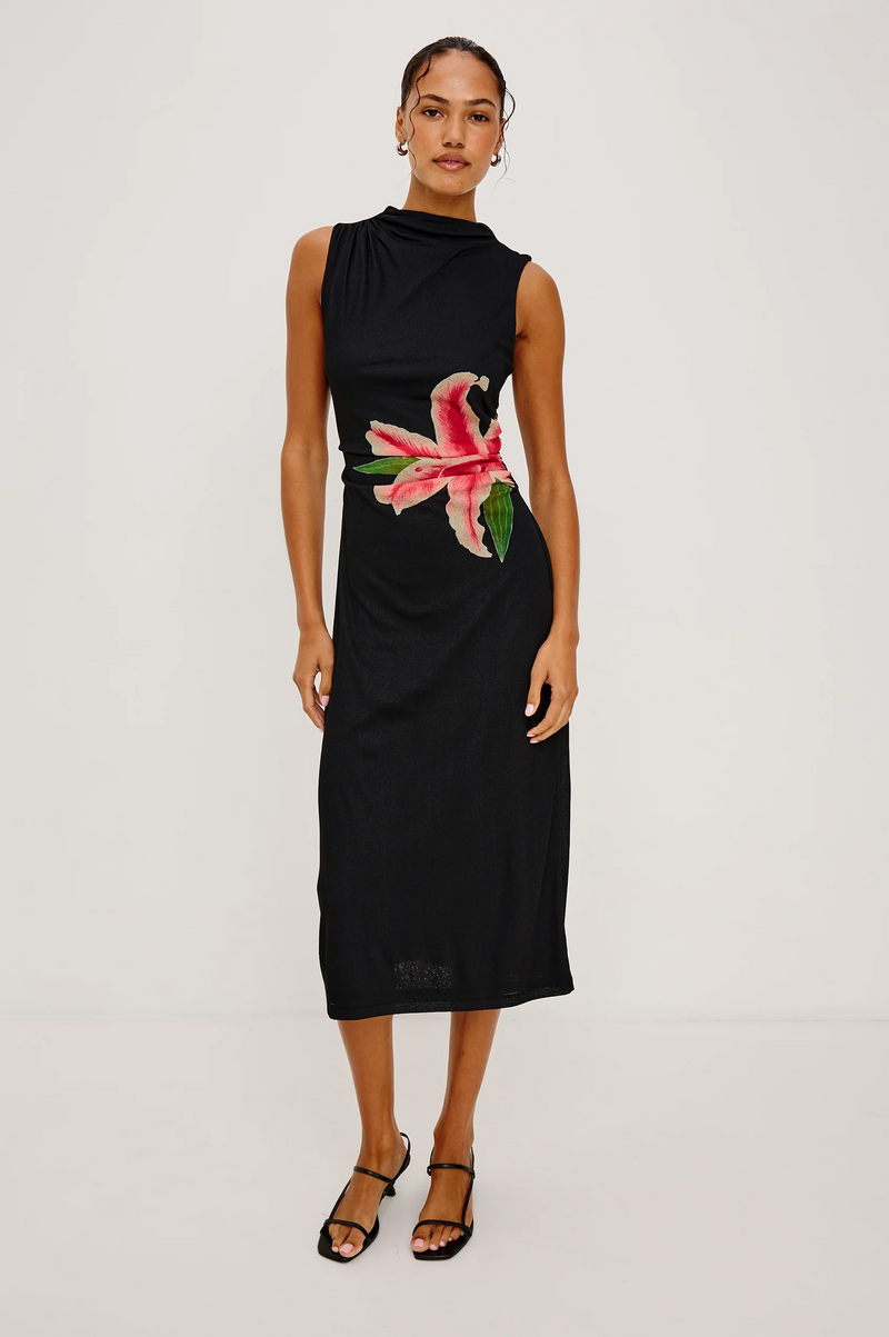 Rebecca Dress - Peach Lily