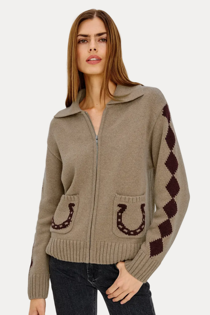 Rhea Sweater - Horseshoes