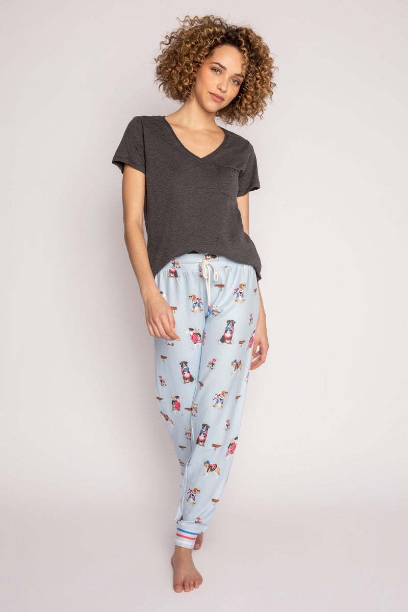 Ruffin It Jammie Pant - Ice Blue