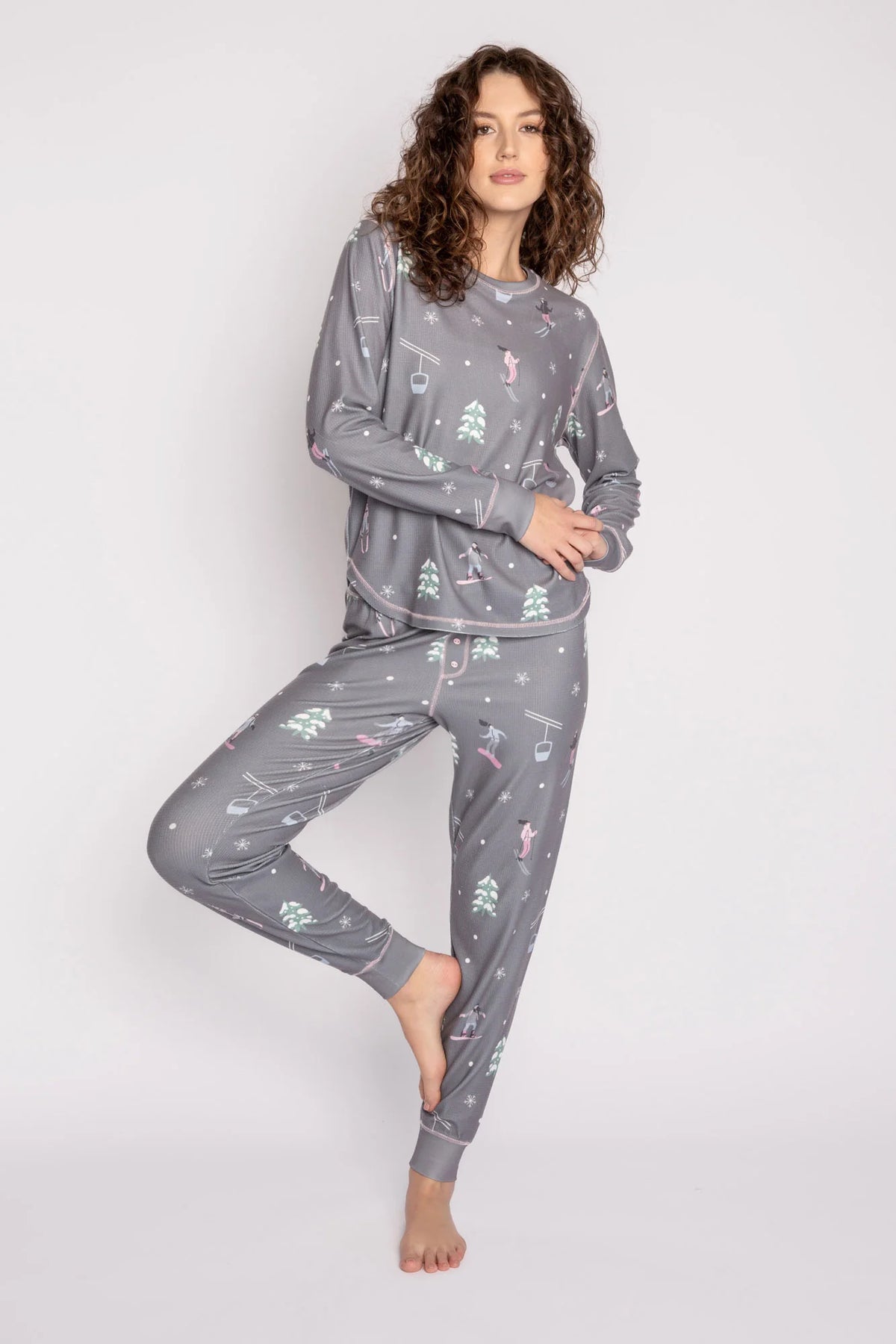 Pj salvage thermal pajama set hotsell