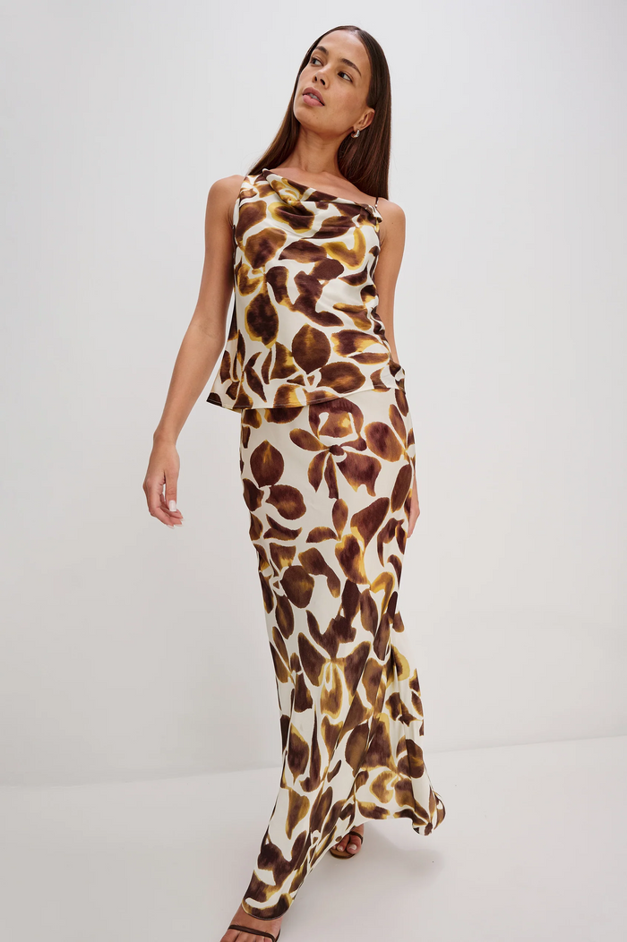 Romina Skirt - Espresso Lily