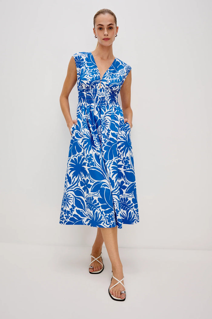 Roxanne Dress - Blue Riviera