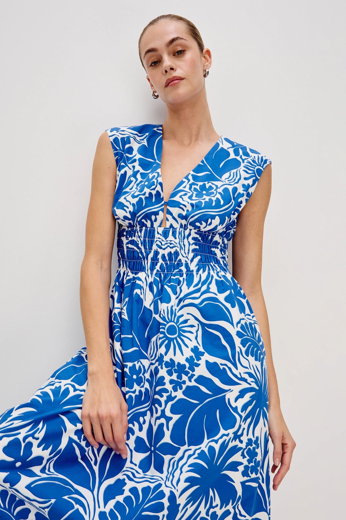 Roxanne Dress - Blue Riviera