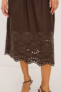 Roxanne Dress - Espresso