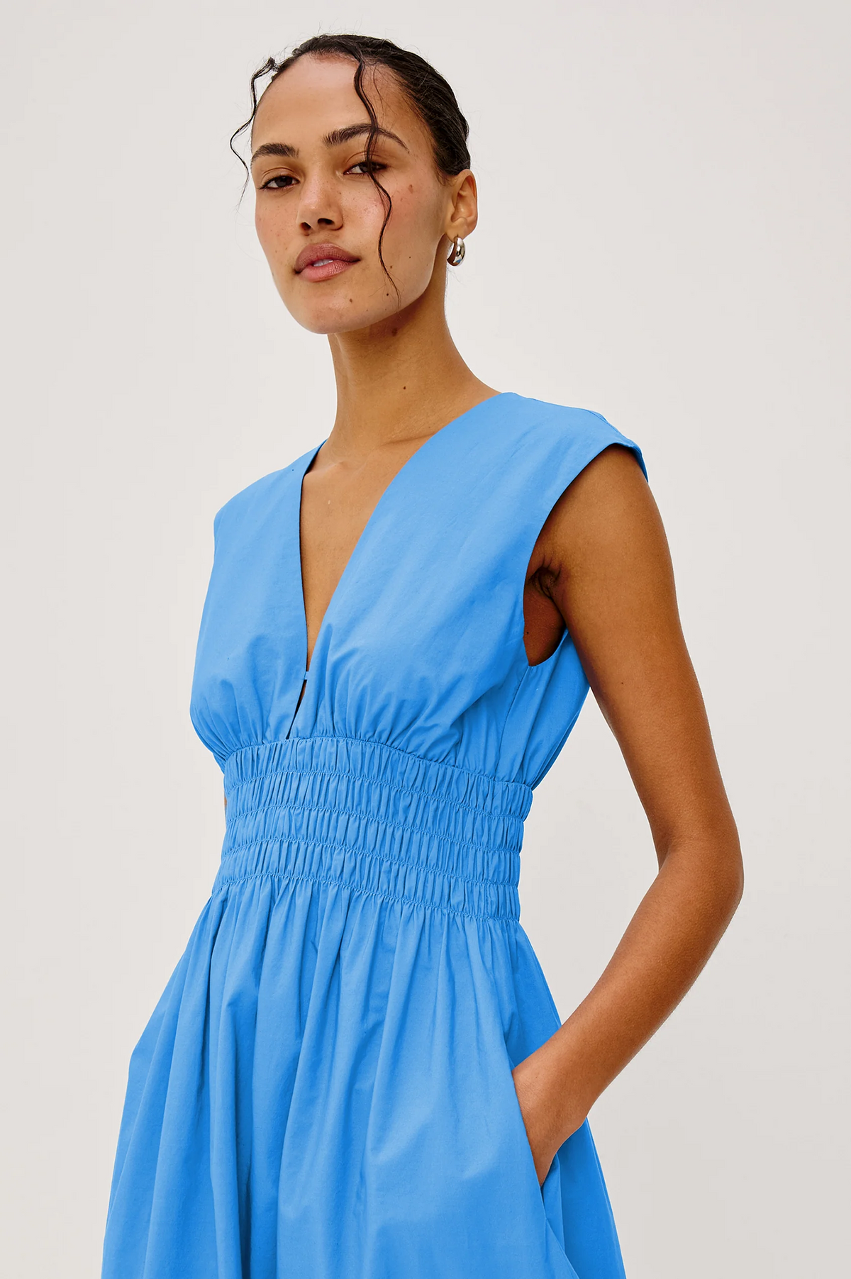 harbor blue dress Blue Harbor Abstract Mini Dress in Blue