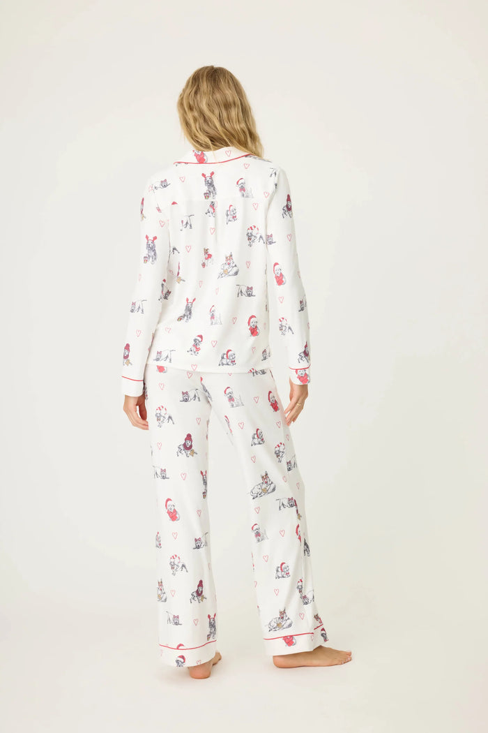 Candy Cane Lane PJ Set - Ivory