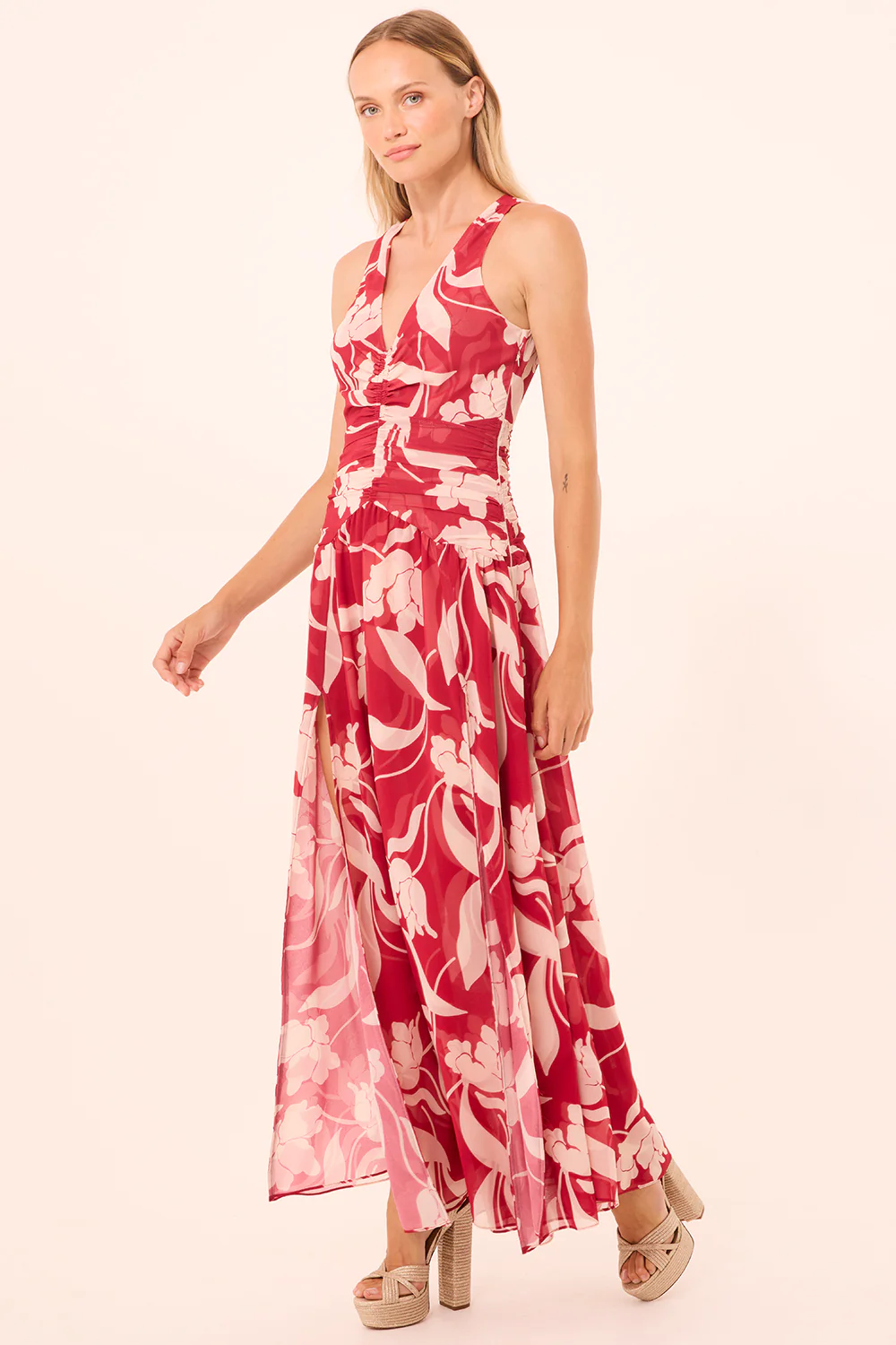 Imogen Dress - Cherry Flora