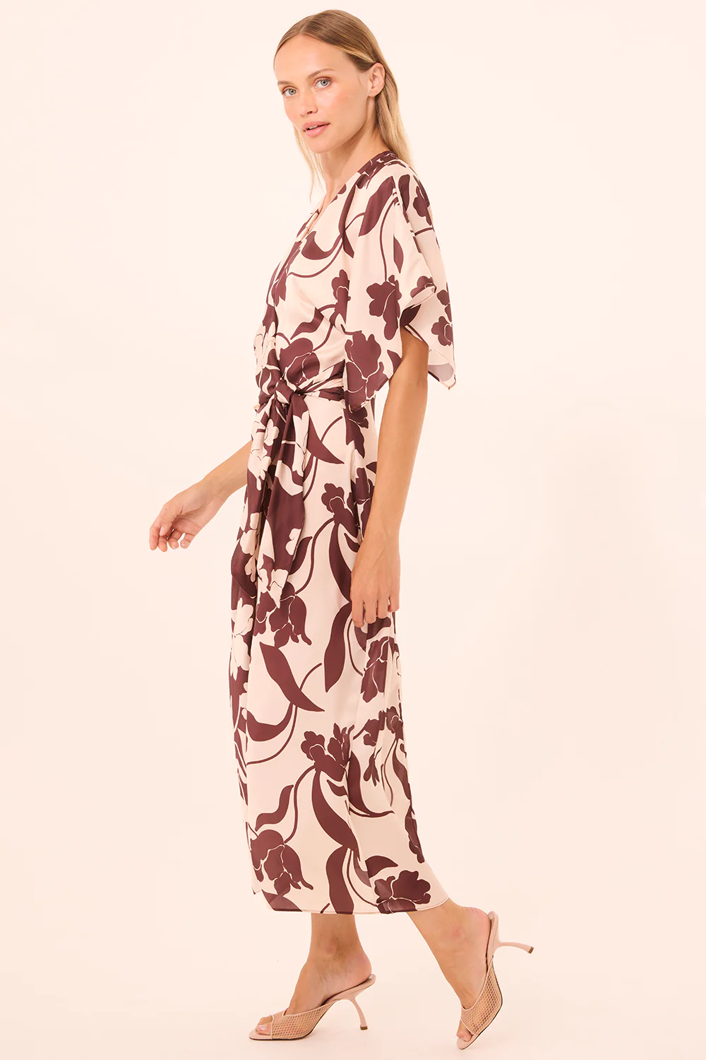 Hadassa Dress - Chocolate Flora Mix