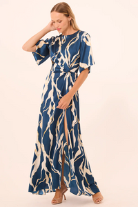 Asah Dress - Vertical Abstract