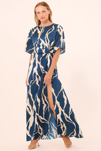 Asah Dress - Vertical Abstract