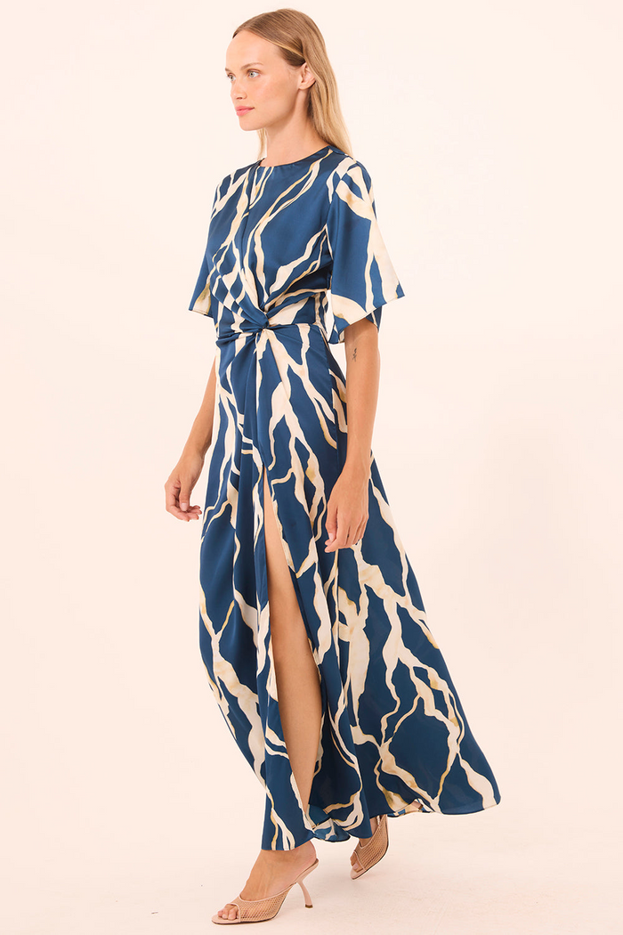 Asah Dress - Vertical Abstract