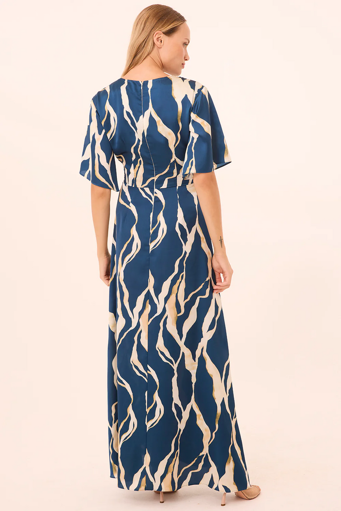 Asah Dress - Vertical Abstract