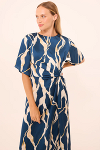 Asah Dress - Vertical Abstract