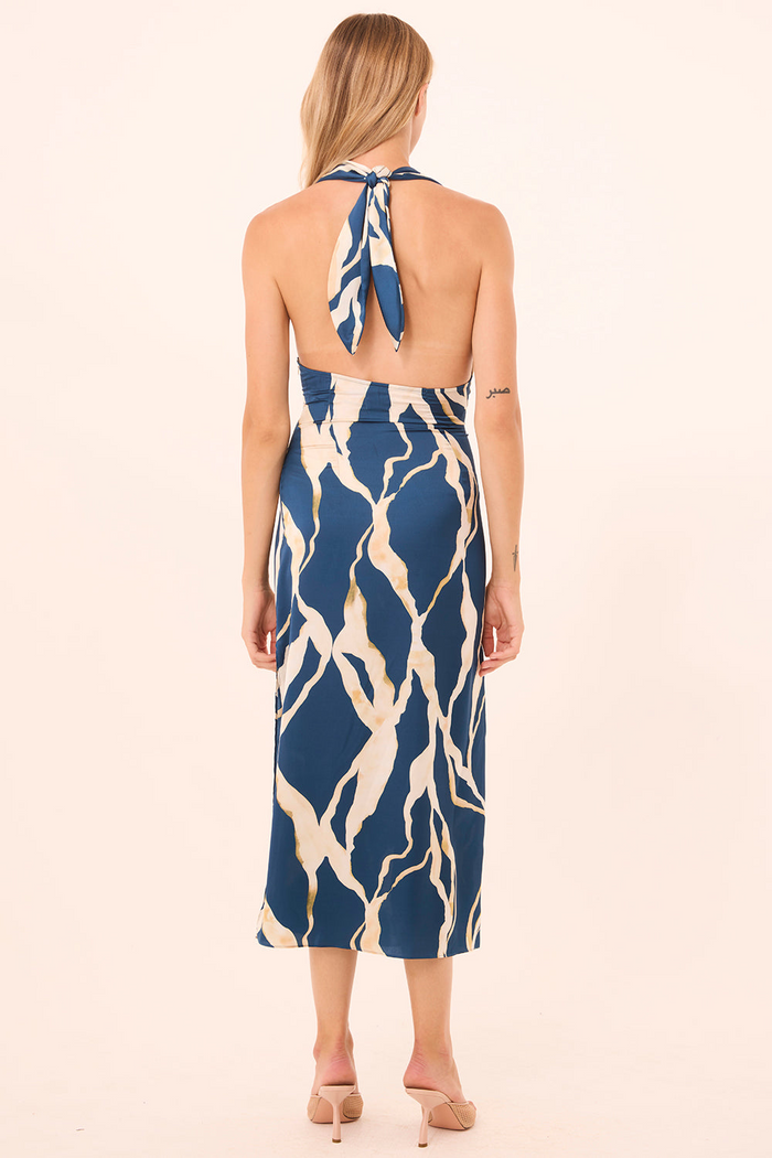 Harleen Dress - Vertical Abstract