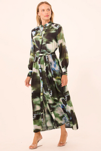 Juliana Dress - Blurred Casablanca Lily