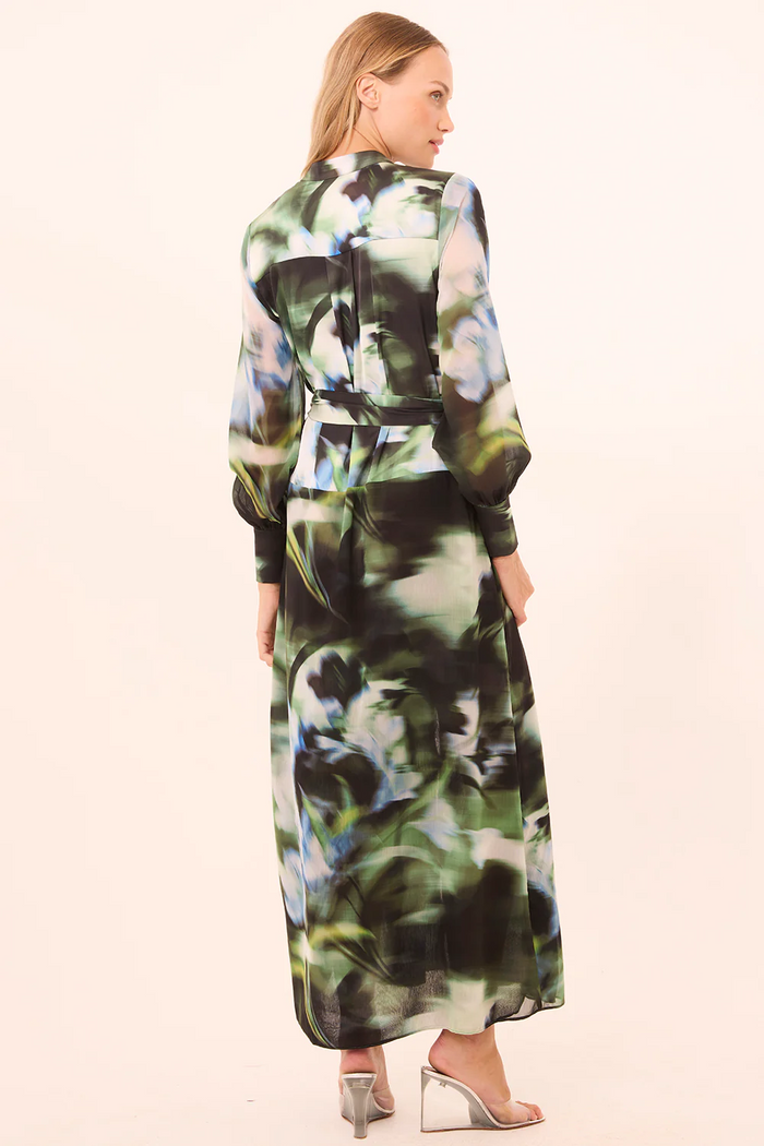 Juliana Dress - Blurred Casablanca Lily