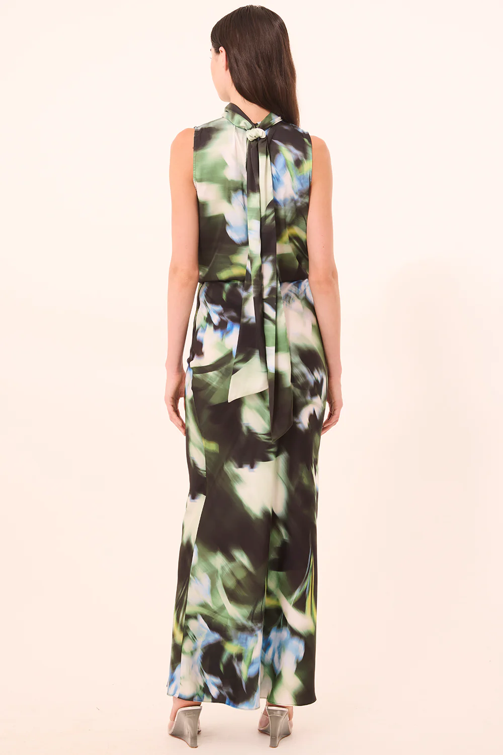 Luka Top - Blurred Casablanca Lily Mesh