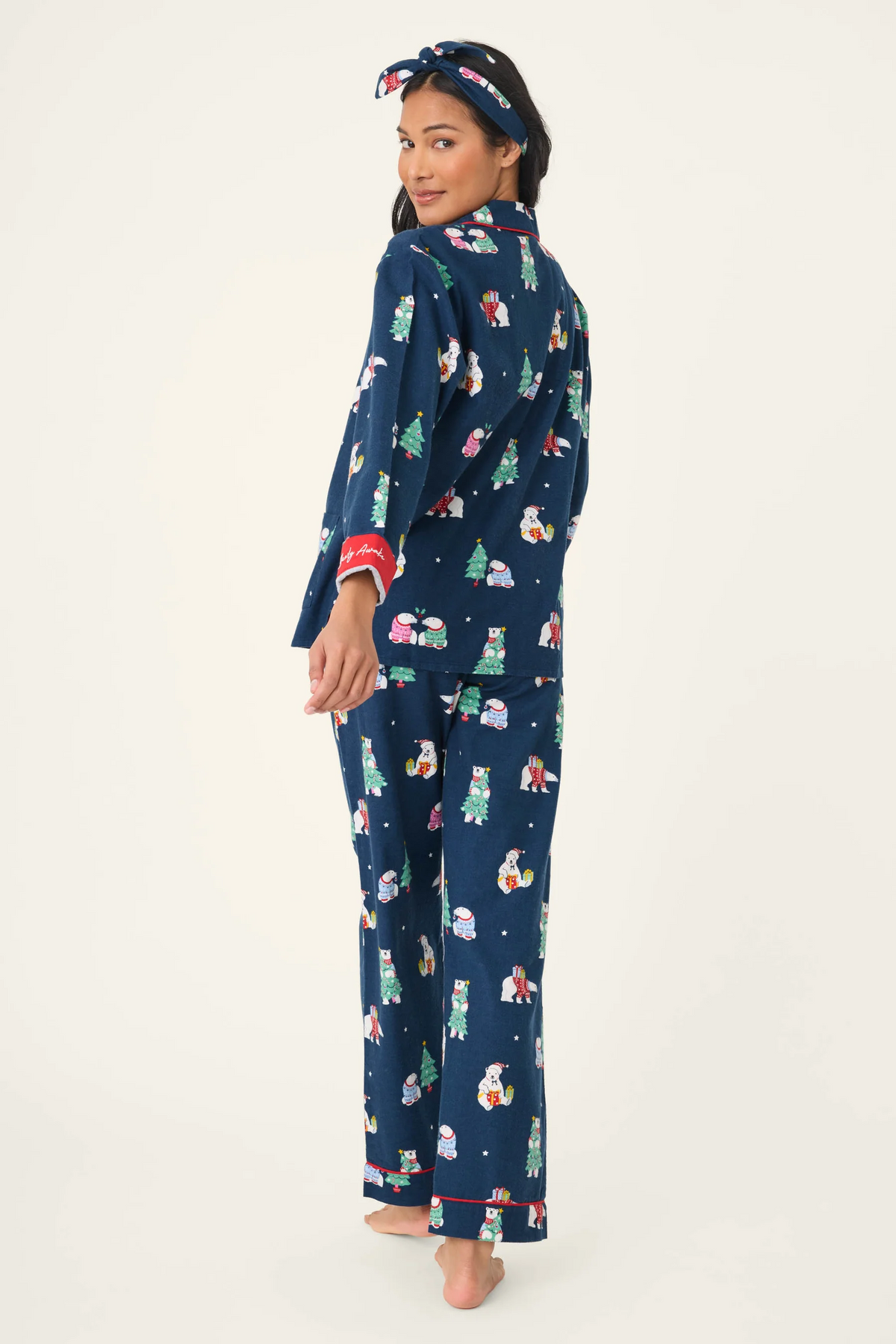 Bearly Awake PJ Set - Navy