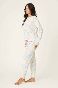 Ski Jammie Classics Fa La La PJ Set - Ivory