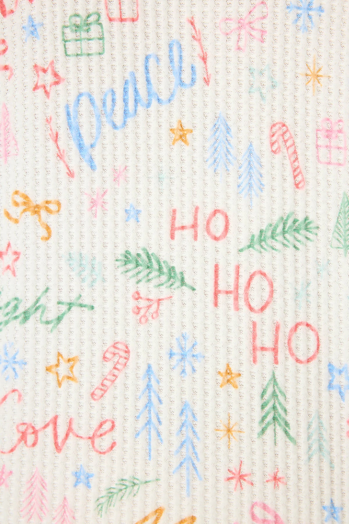 Ski Jammie Classics Fa La La PJ Set - Ivory