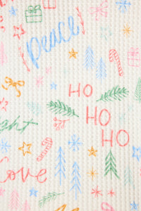 Ski Jammie Classics Fa La La PJ Set - Ivory