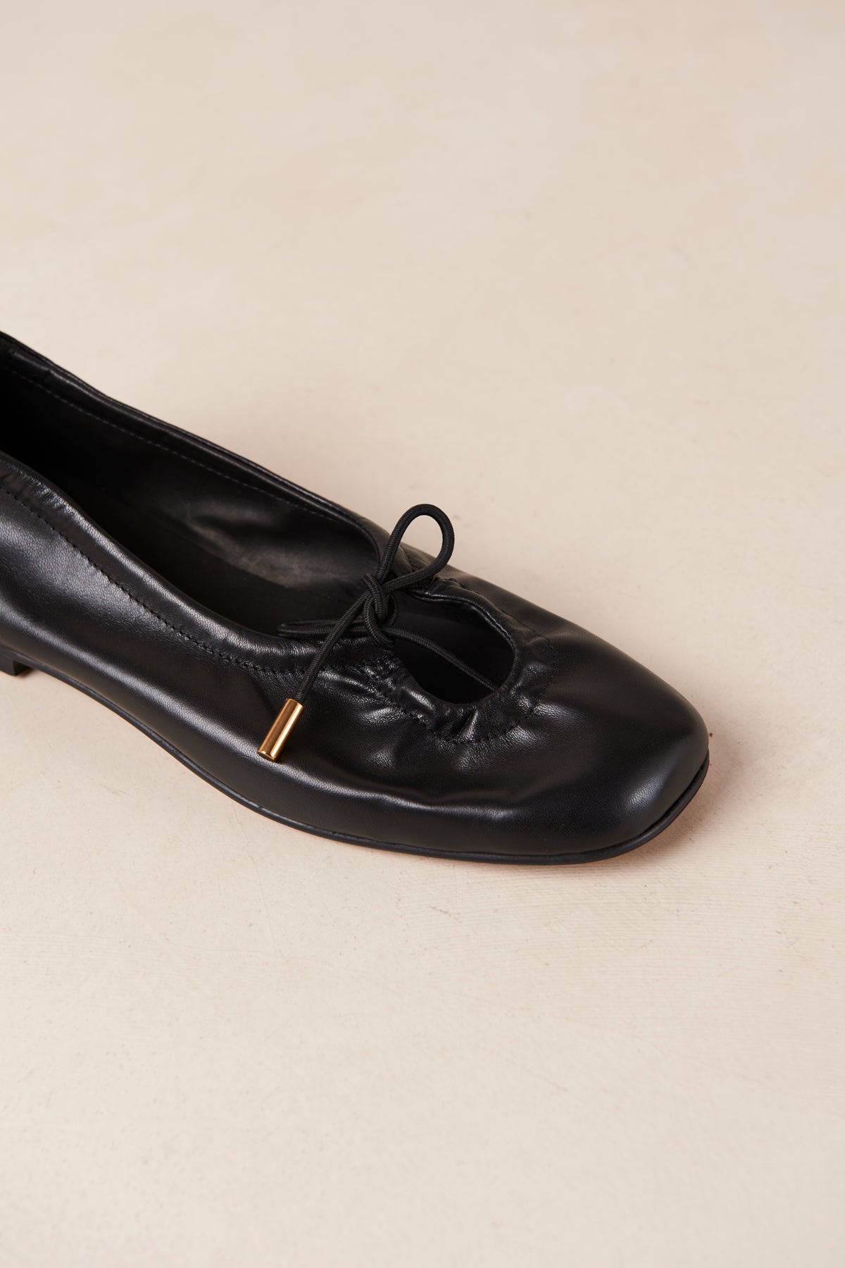 Rosalind Ballet Flat - Black Leather