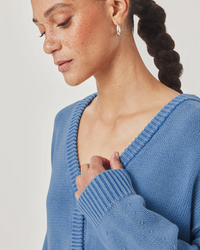 Jayde Cardigan - Perfect Blue