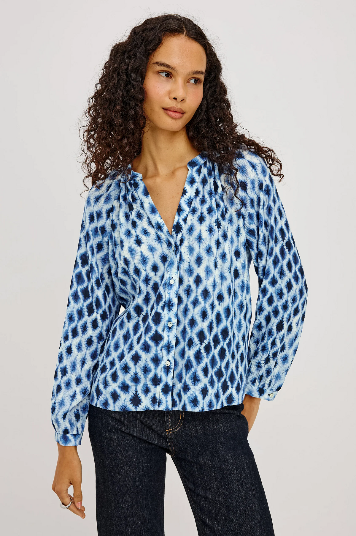Saint Shirt - Sapphire Shibori