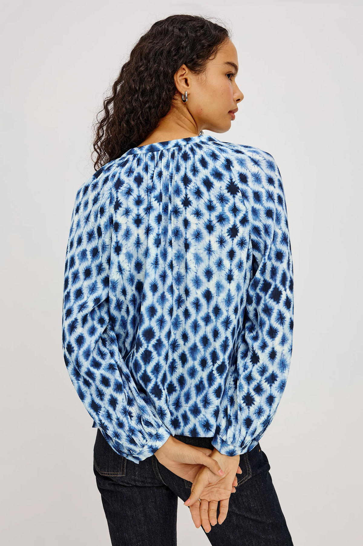 Saint Shirt - Sapphire Shibori