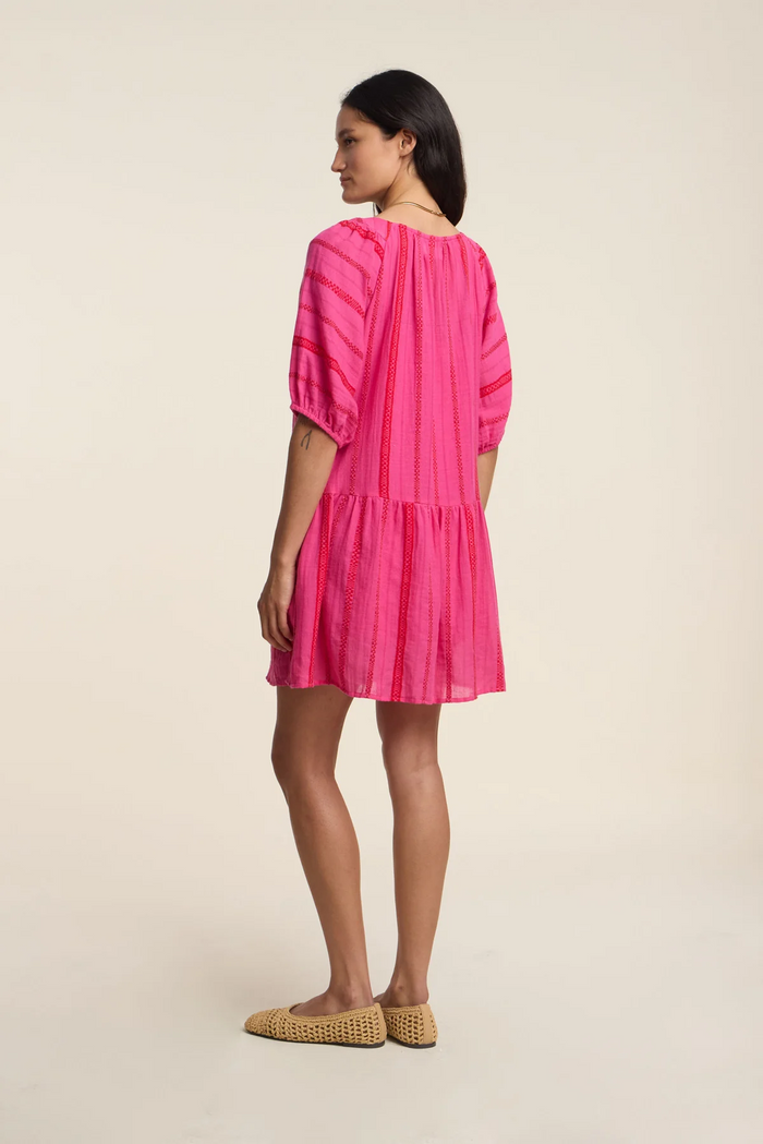 Selita Dress - Pink/Red