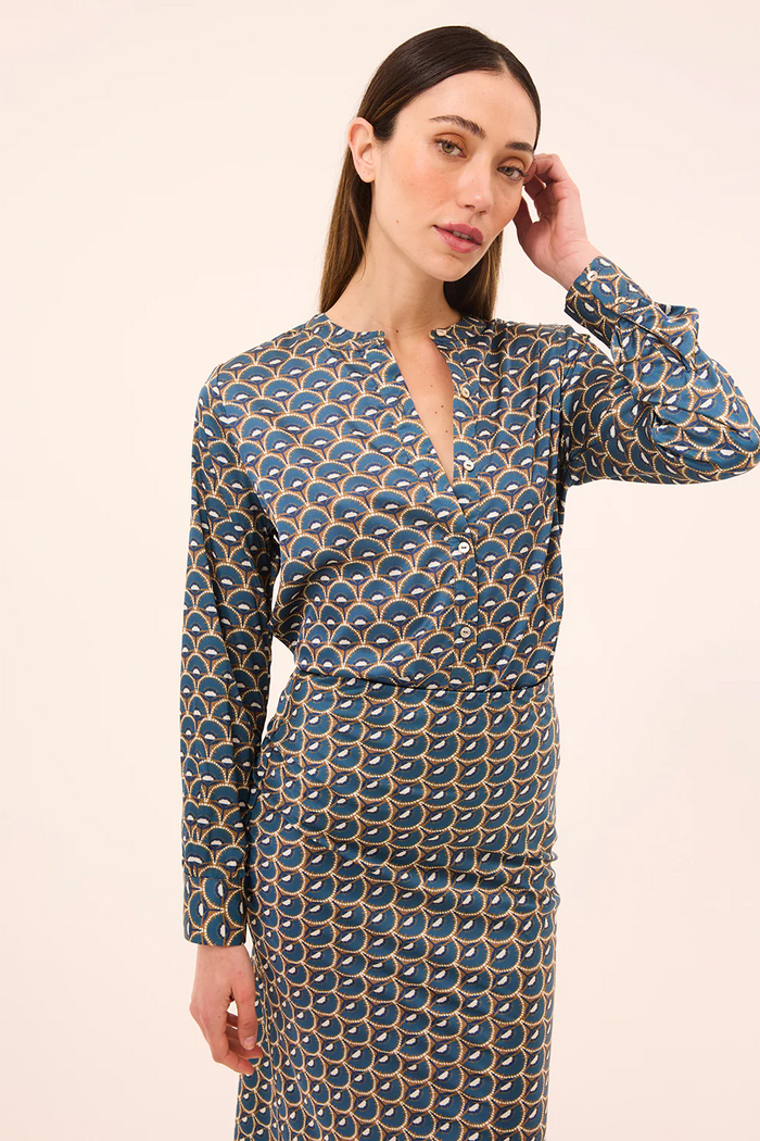 Frankie Top - Dandelions Satin