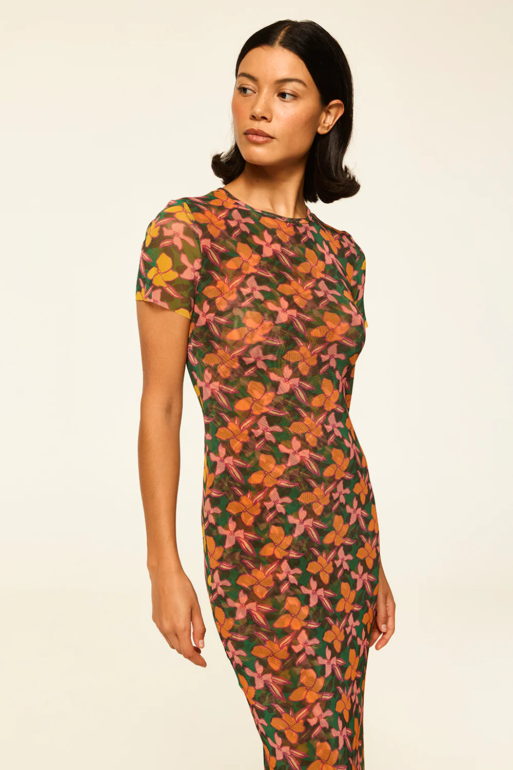 Vanessa Dress - Plumeria Mix