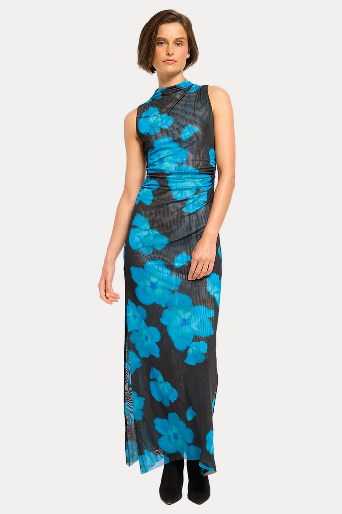 Athena Dress - Celestial Blue Mesh