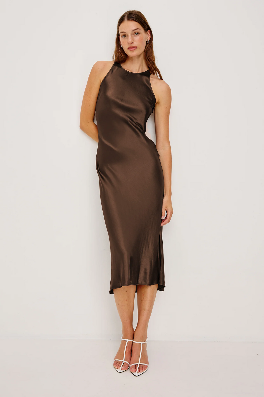 how to dress for a semi formal Women's Formal Dress | Burgundy, Espresso & Grey – CDCR883 main image 1