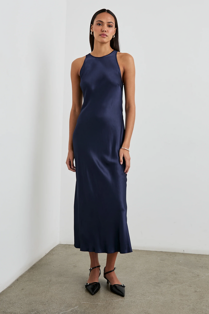 Solene Dress - Navy