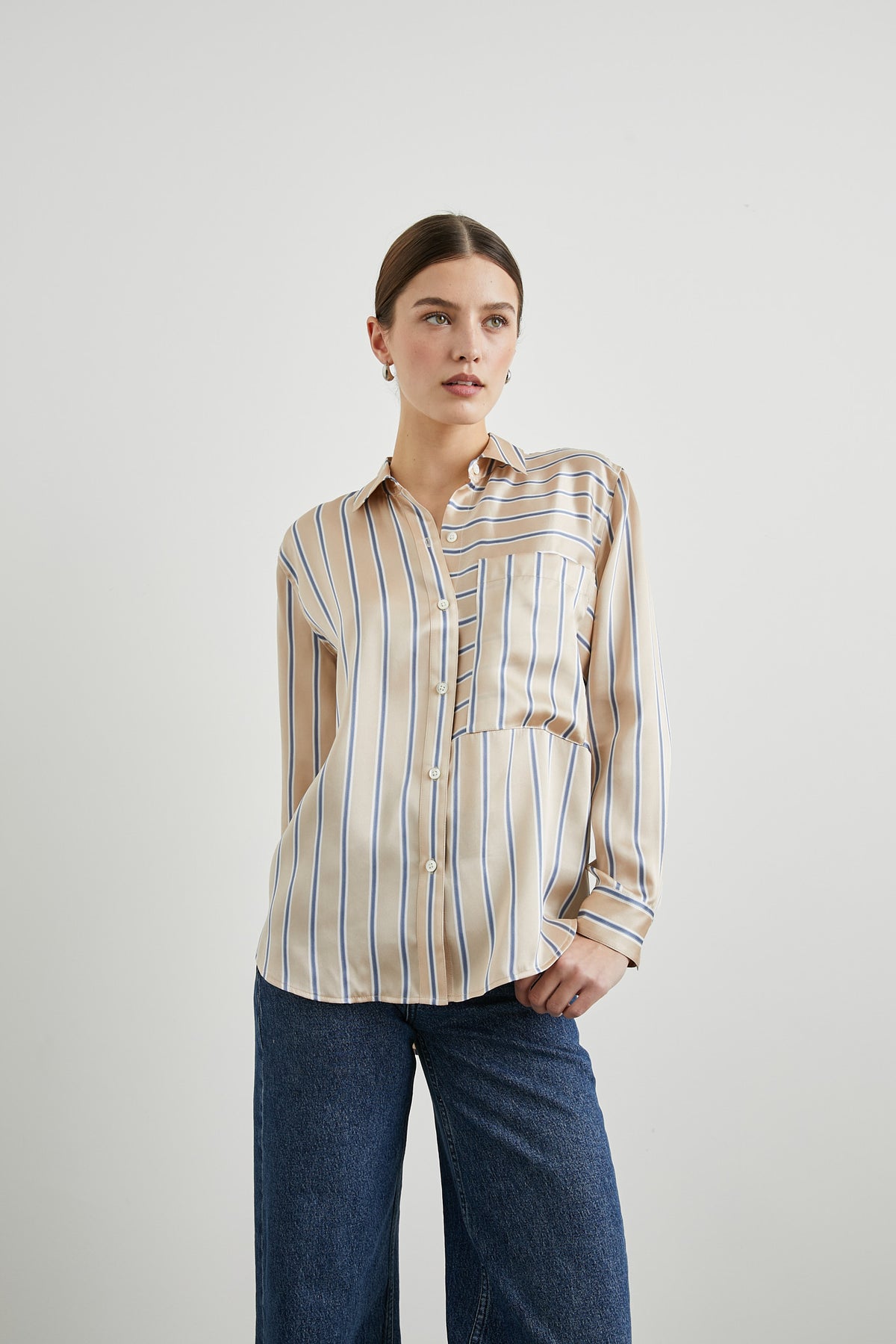 Spencer Shirt - Sandstone Stripe