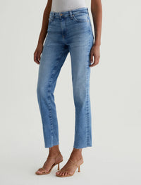 Mari Mid Rise Slim Straight Crop - Central Coast